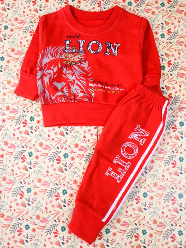 1.5Yr - 4Yrs Lion Red Suit For Kids SG BS88