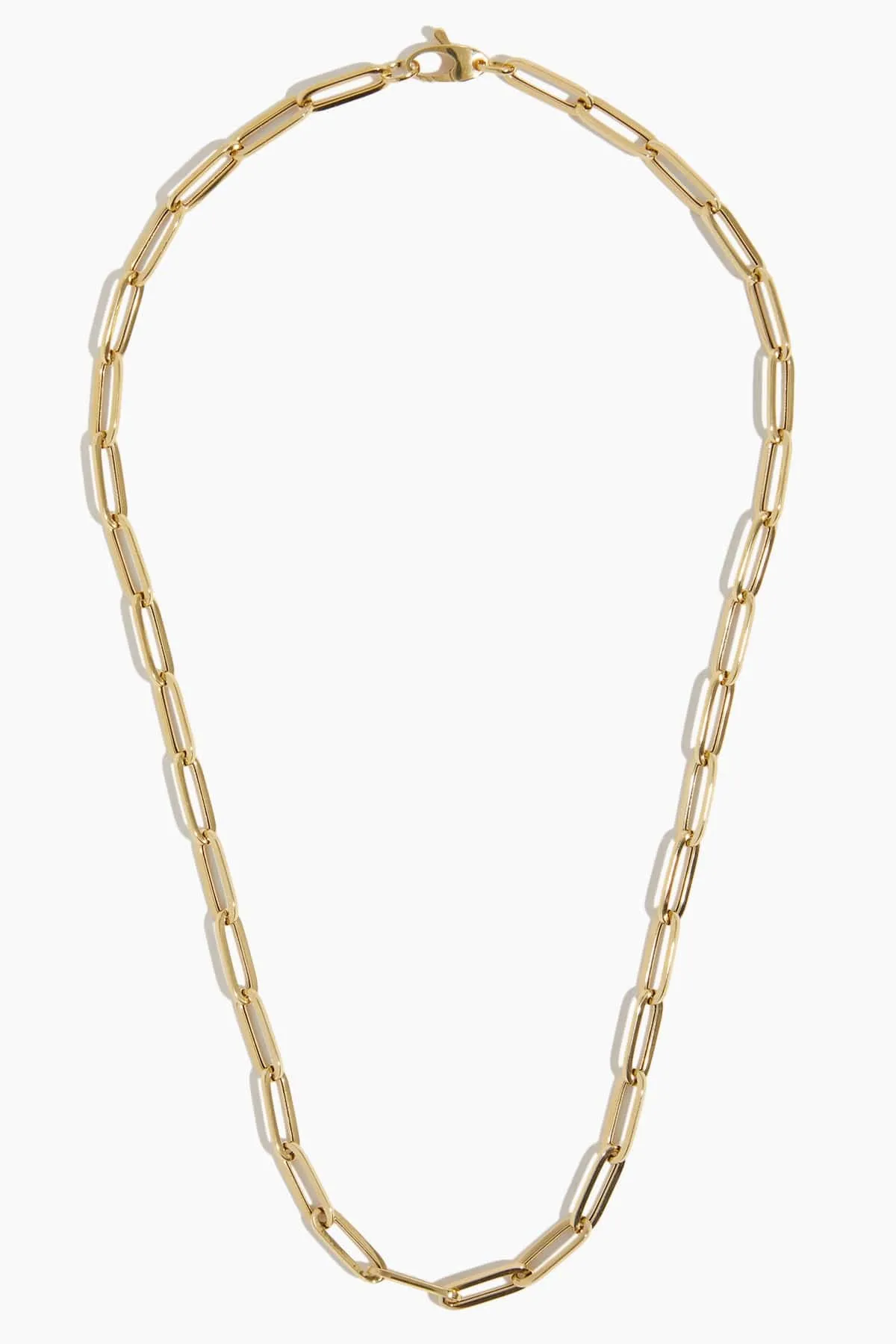 16" Paperclip Chain in 14k Yellow Gold