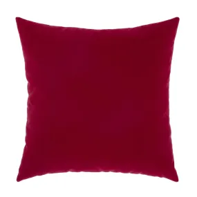 20" Square Elaine Smith Pillow  Lush Velvet Lipstick