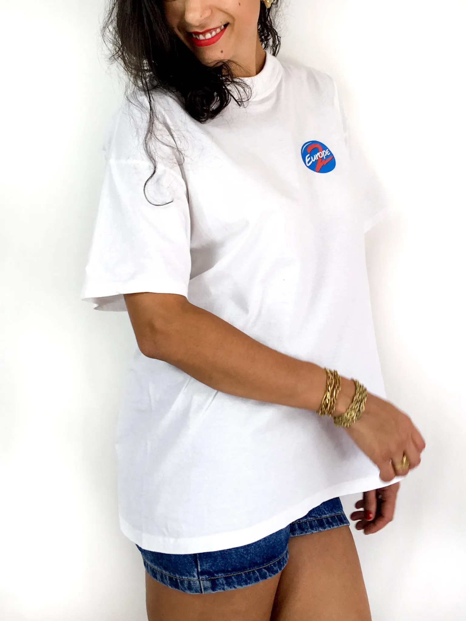 90s vintage "Europe 2" cotton t-shirt