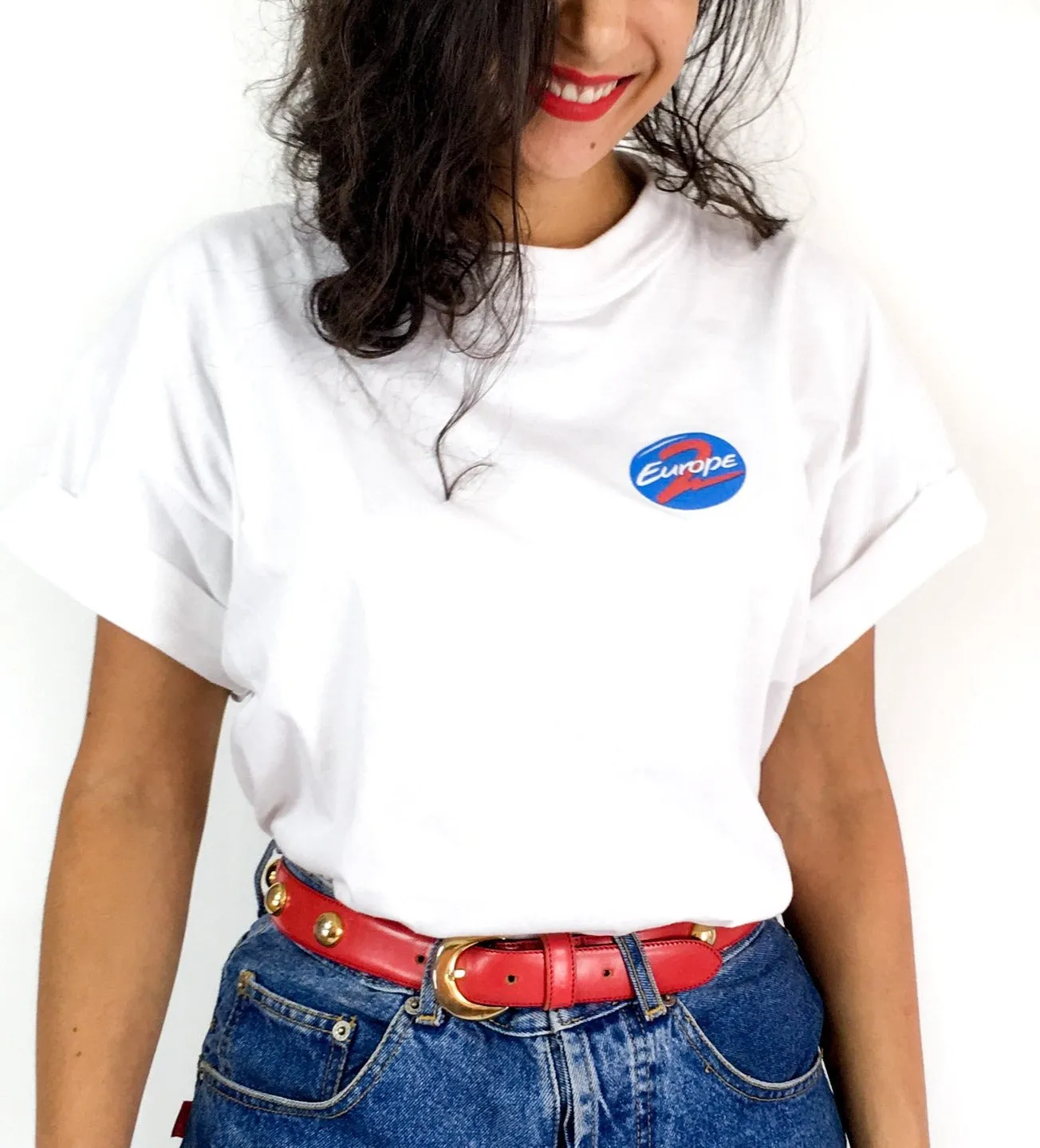 90s vintage "Europe 2" cotton t-shirt