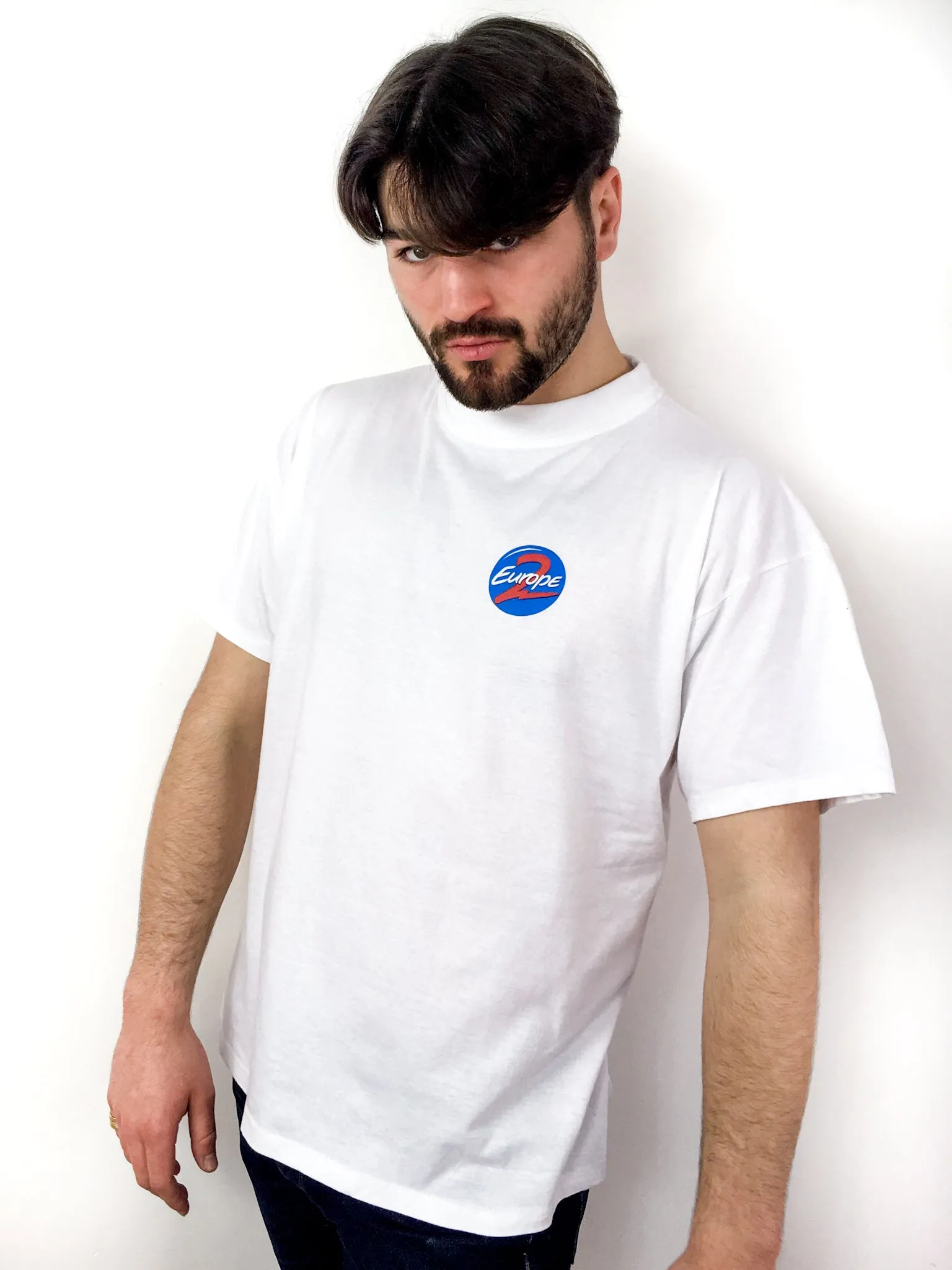 90s vintage "Europe 2" cotton t-shirt