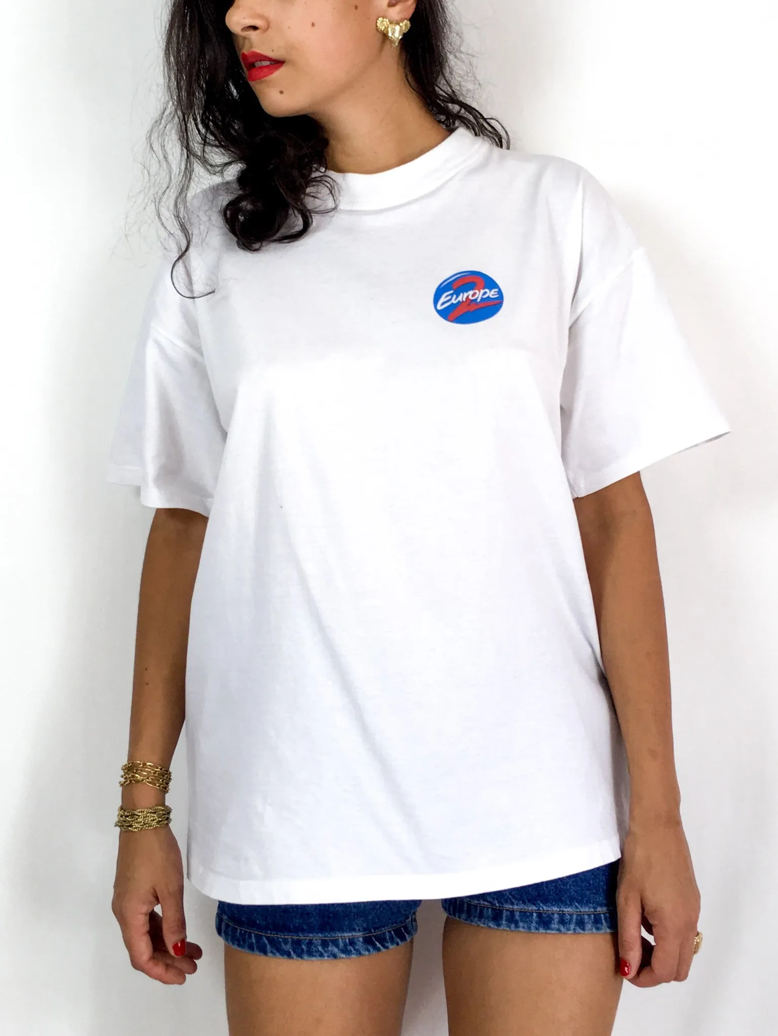 90s vintage "Europe 2" cotton t-shirt