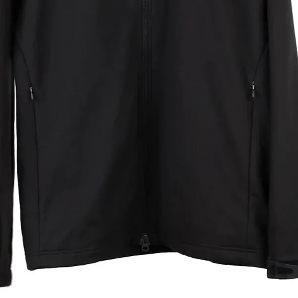 Adidas Fleece Jacket - Large Black Polyester