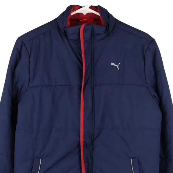 Age 14-16 Puma Jacket - XL Navy Polyester Blend