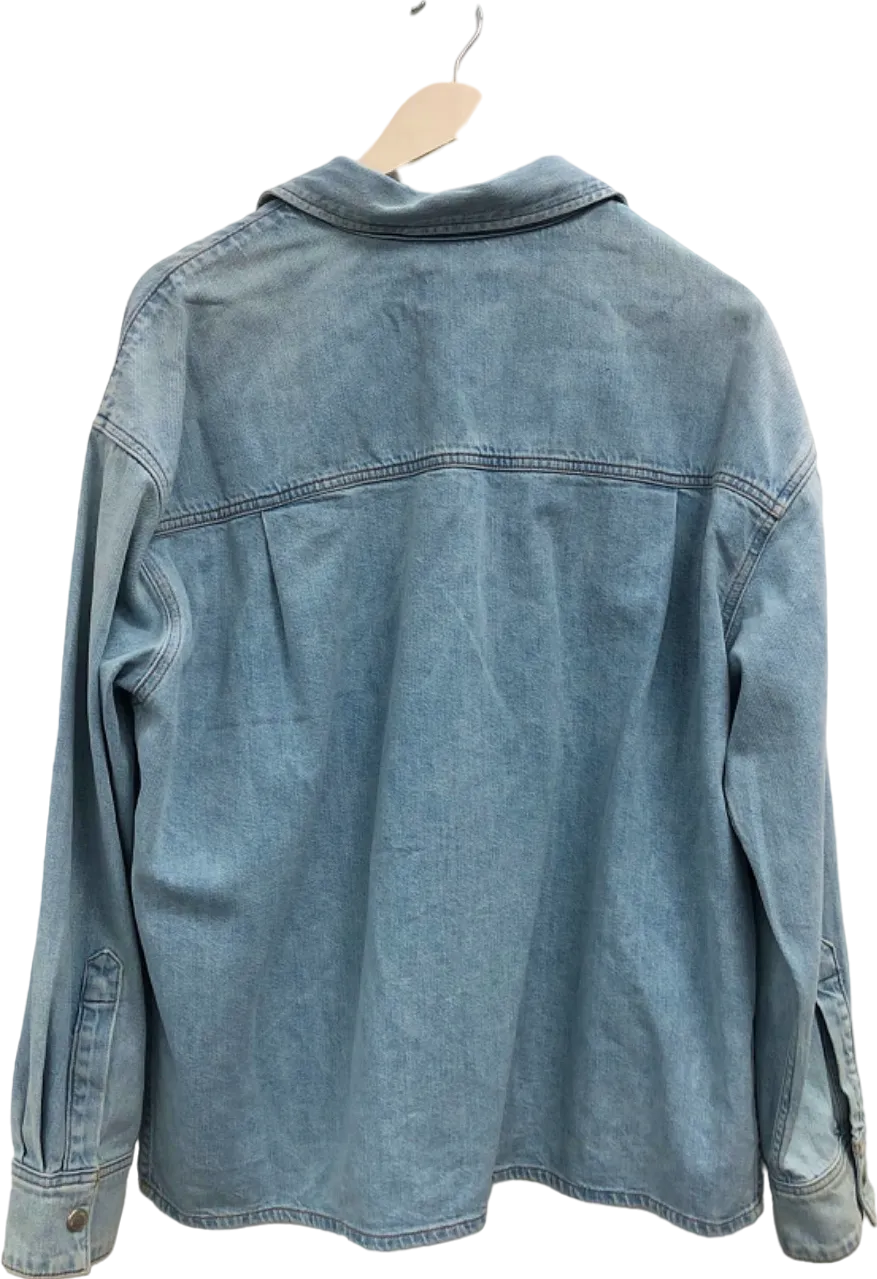 AGOLDE Blue Denim Shirt UK M