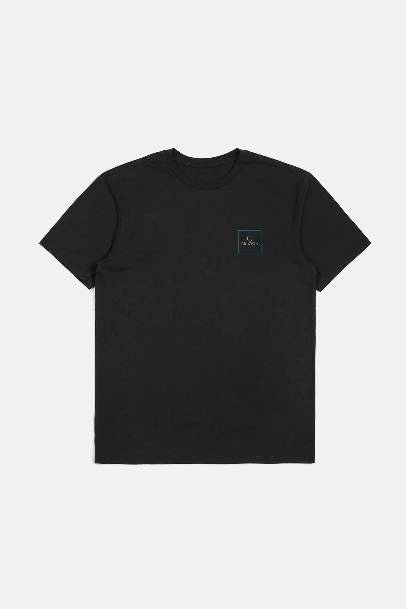 Alpha Block S/S Tailored Tee - Black/Sky Blue