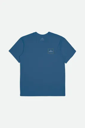 Alpha Block S/S Tailored Tee - Joe Blue