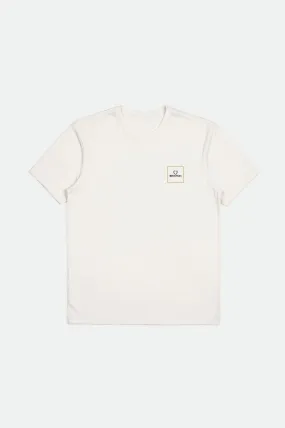 Alpha Block S/S Tailored Tee - Off White