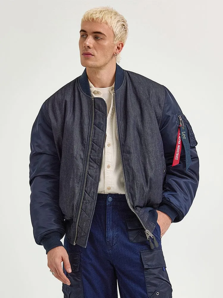 ALPHA X LEE REVERSIBLE MA-1 JACKET