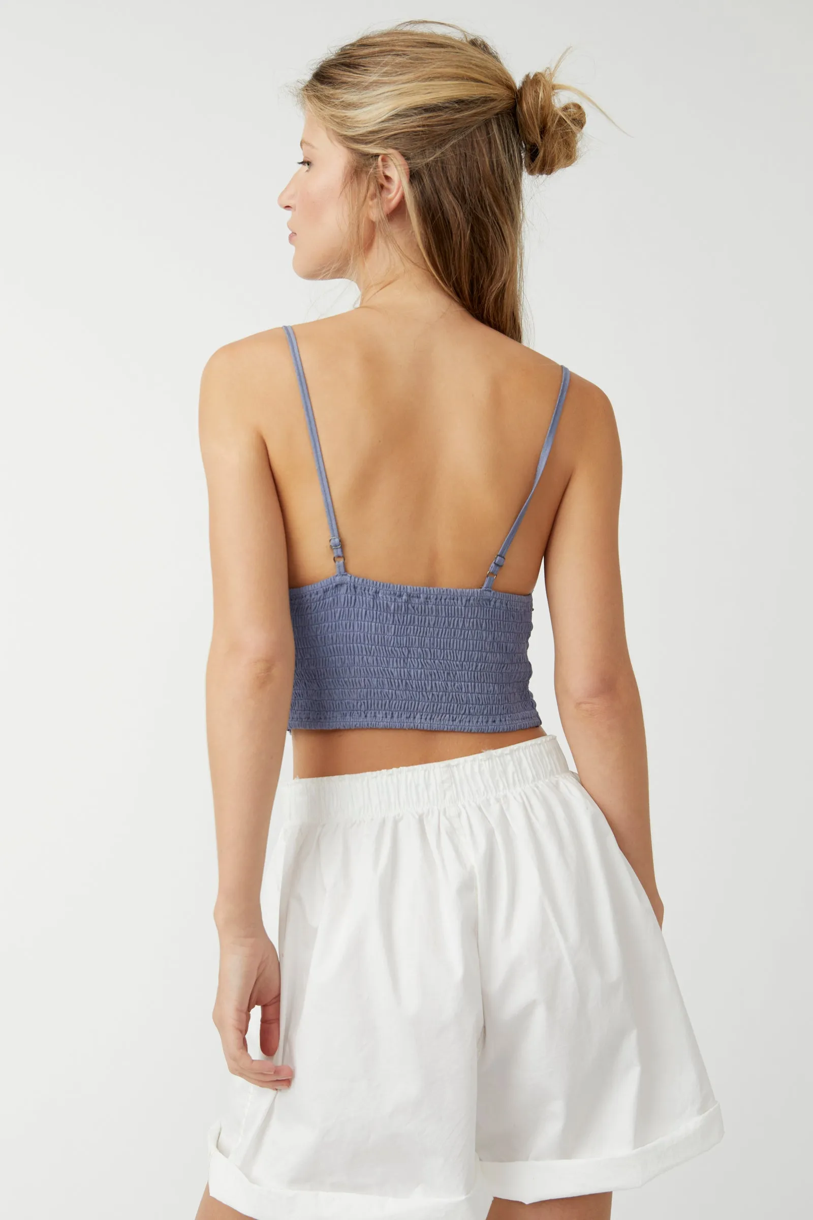 Amina Bralette Blue Granite