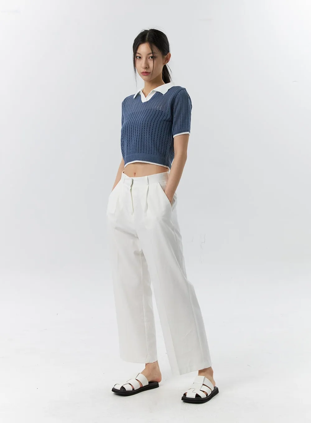 Ankle Tailored Pants IL326