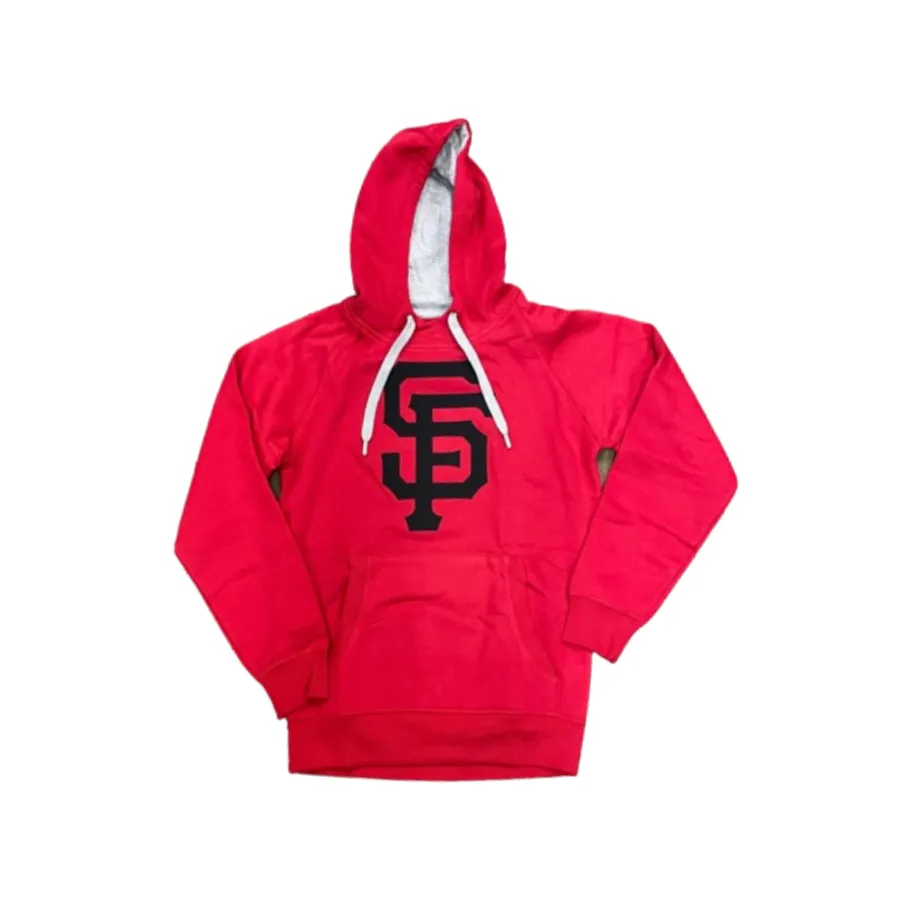 Antigua San Francisco Giants Victory Pullover Hoodie - RED