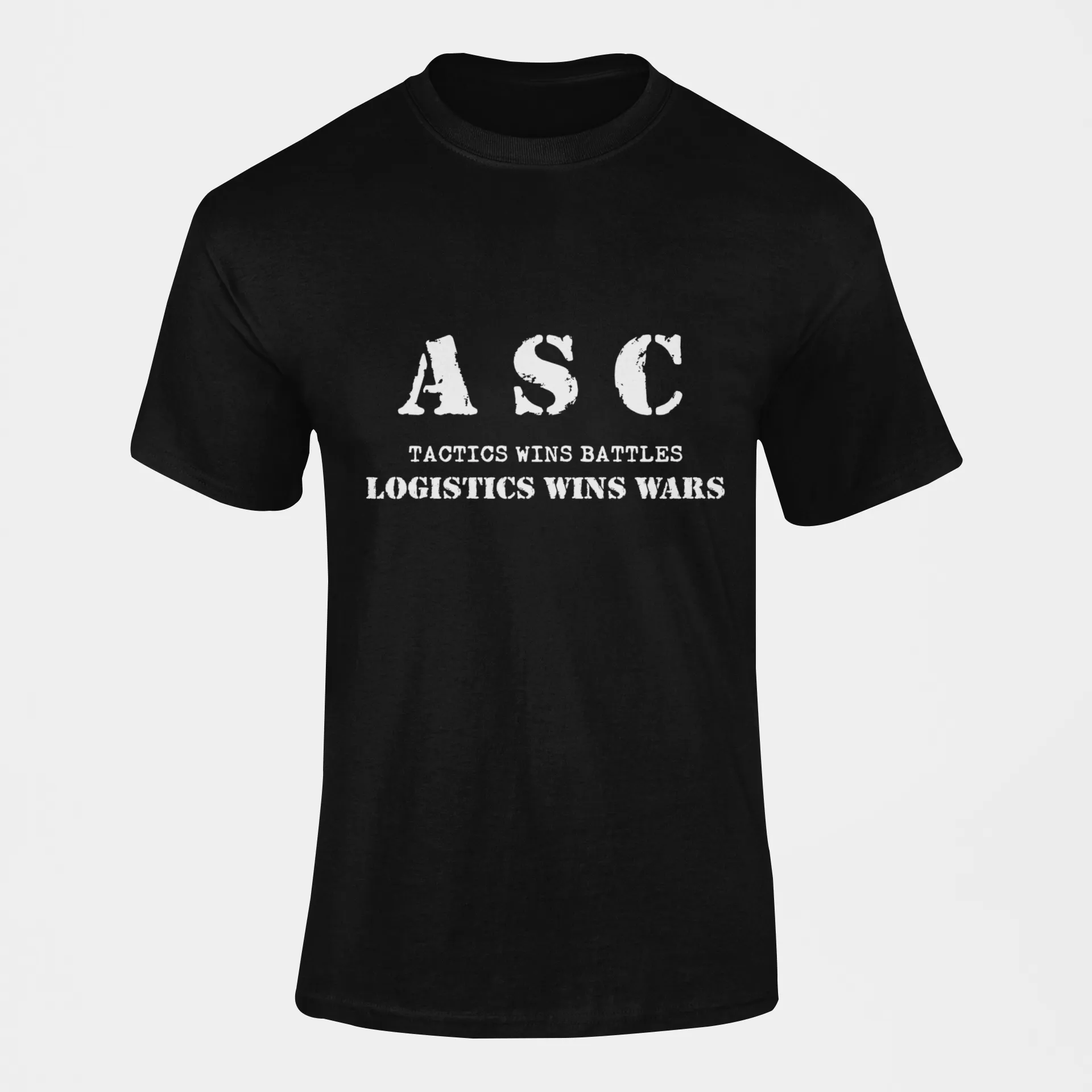 ASC T-shirt - ASC, Tactics Wins Battles, Logistics Wins Wars (Men)