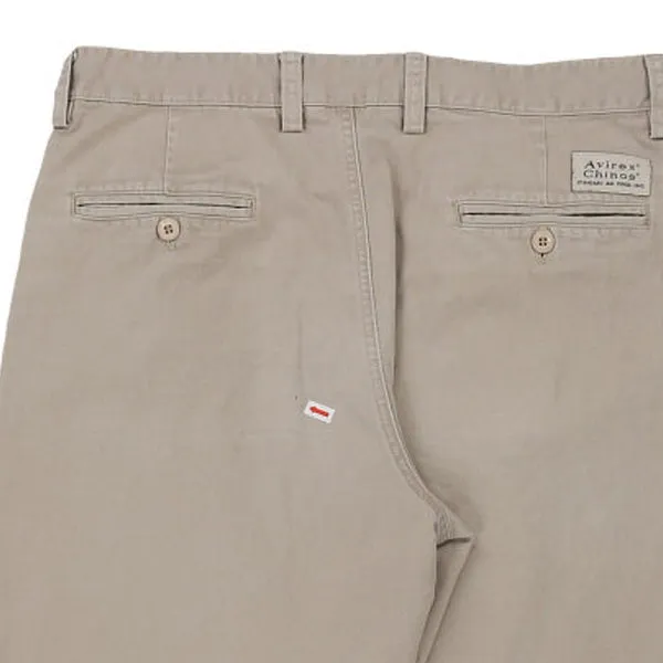 Avirex Chinos - 35W 30L Beige Cotton