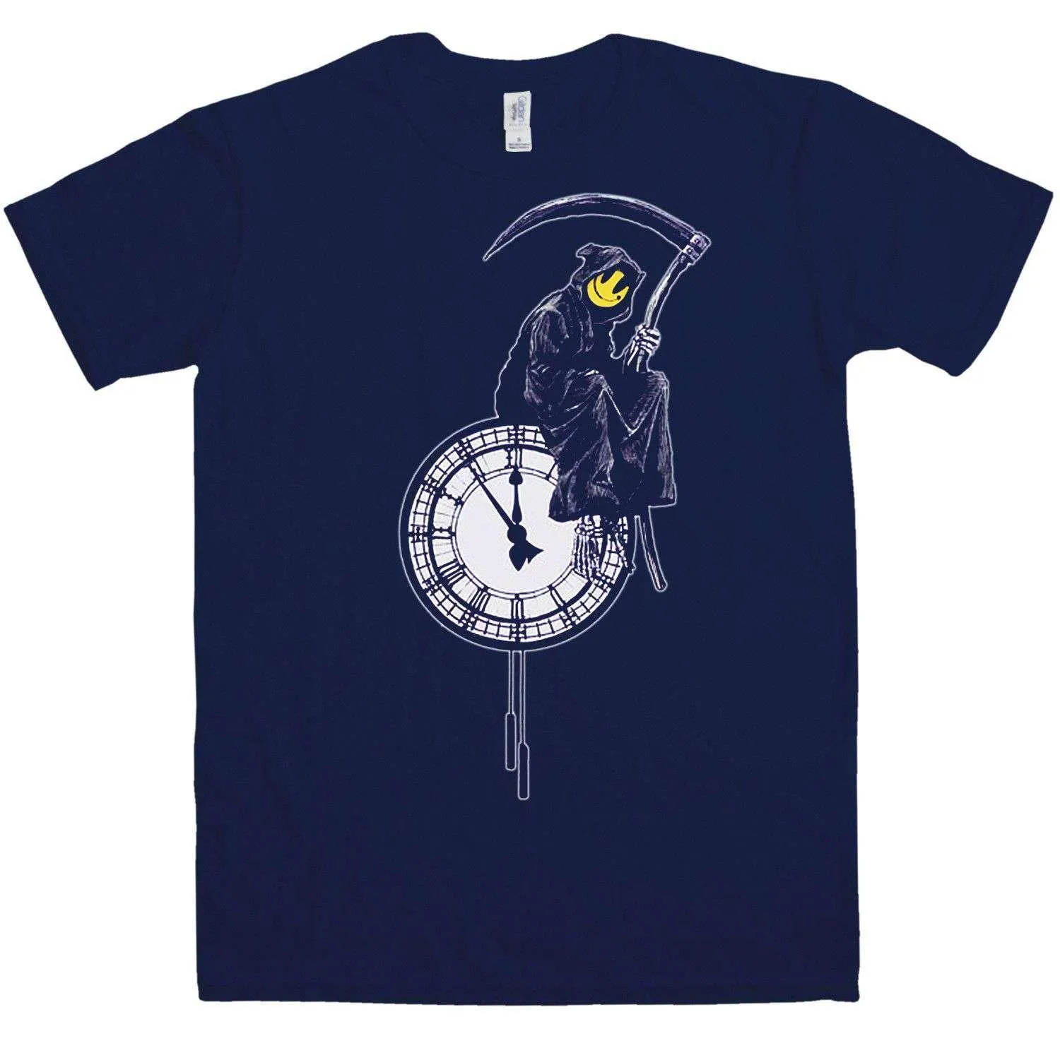 Banksy Reaper Clock T-Shirt