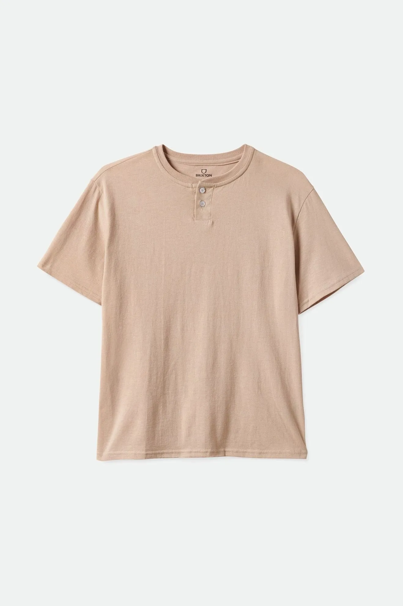 Basic S/S Henley Tee - Mojave