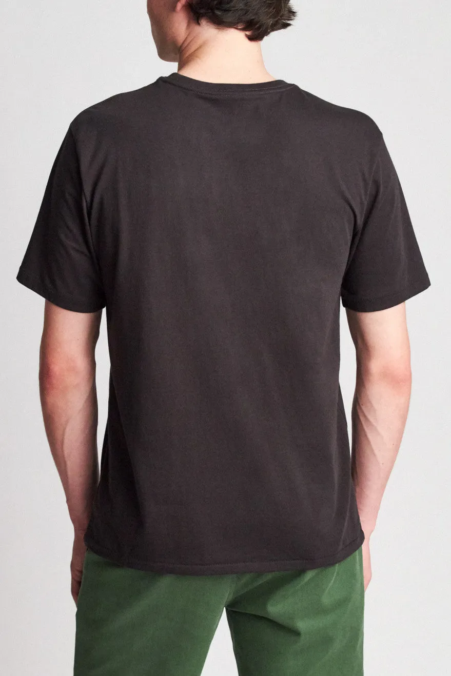 Basic S/S Premium Tee - Washed Black