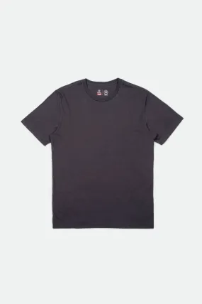 Basic S/S Premium Tee - Washed Black