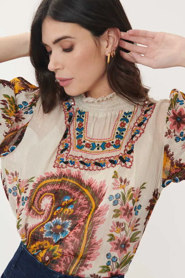 Bella Embroidered Blouse