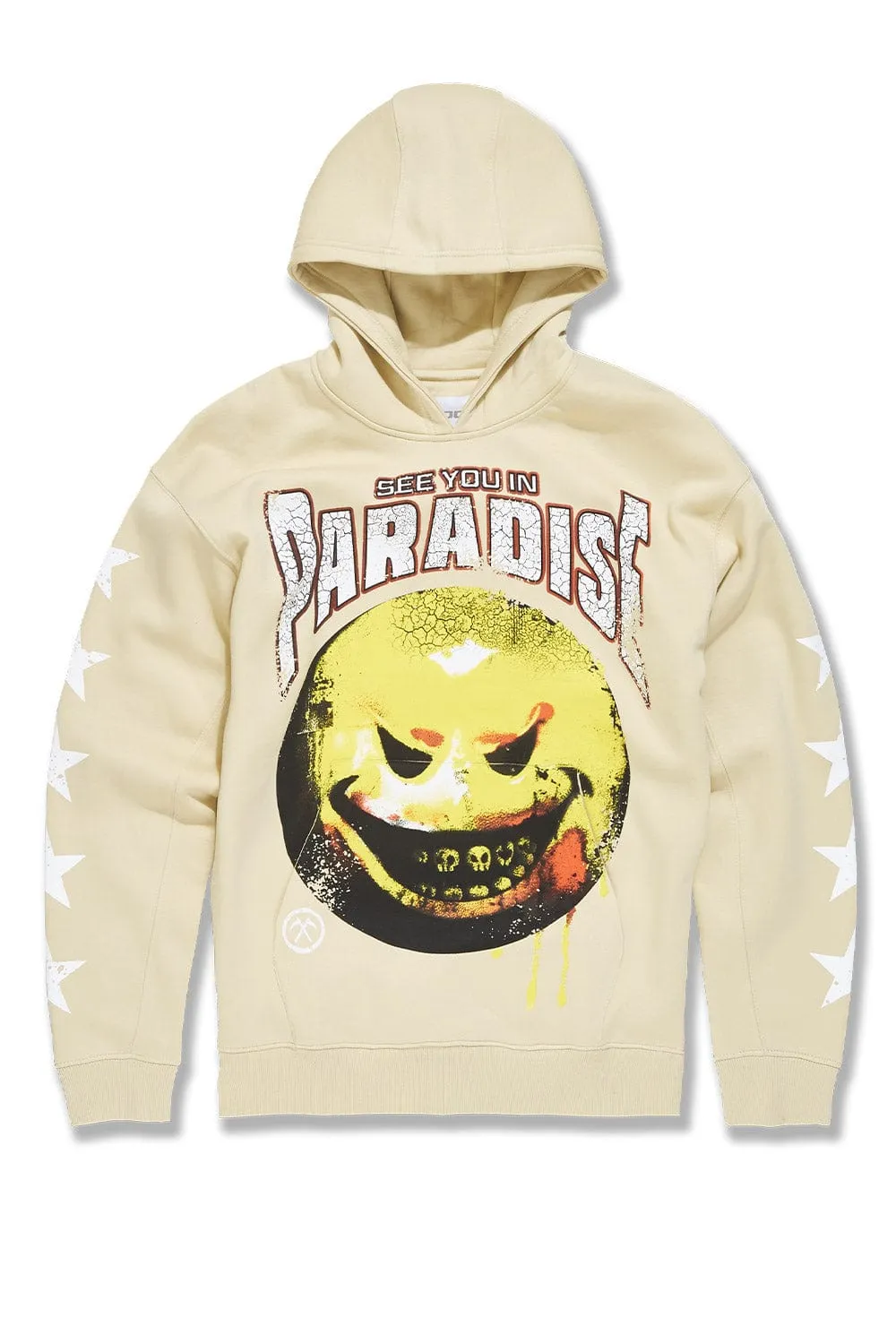 Big Men's Bad Intentions Pullover Hoodie (Khaki)