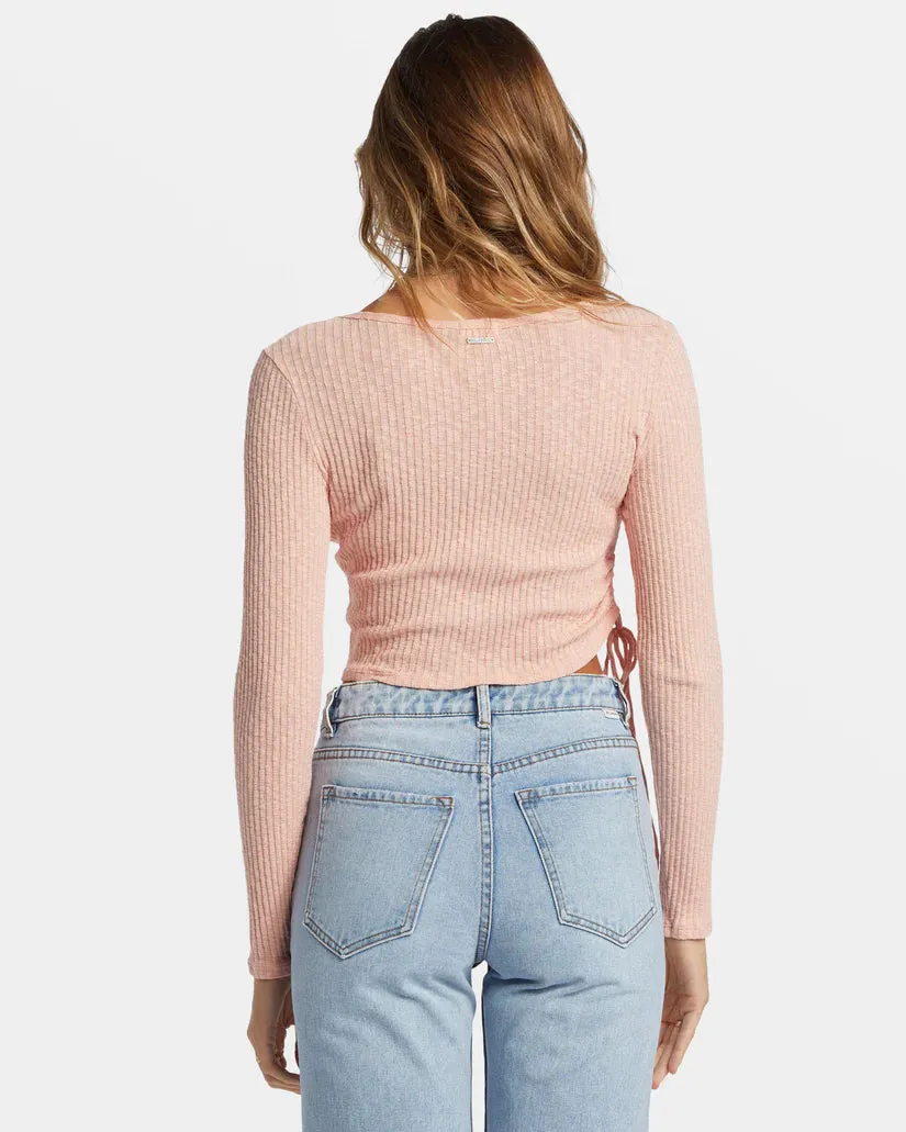 BILLABONG Its A Vibe long sleeve crop top