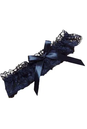 Black Lace Leg Garter