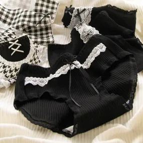 Black Plaid Undies