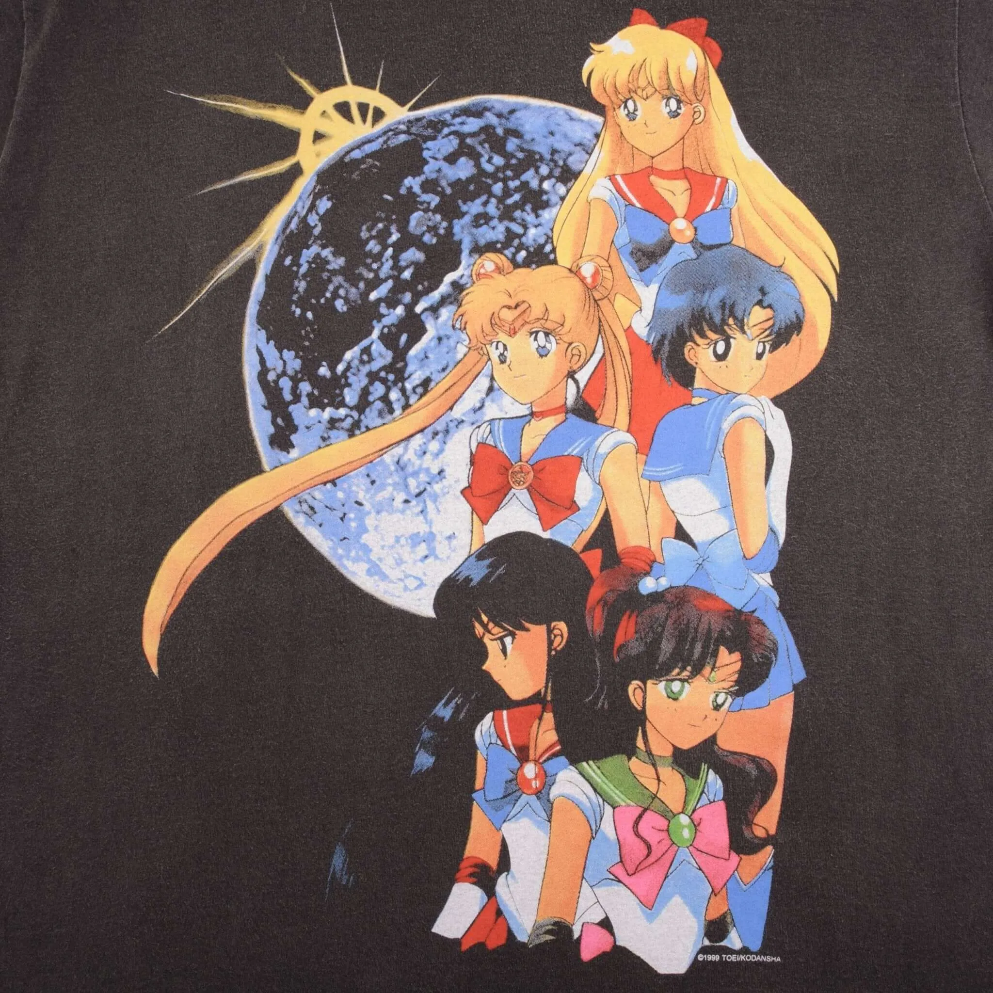 BOOTLEG SAILOR MOON 1999 TEE SHIRT SIZE LARGE SINGLE STITCH