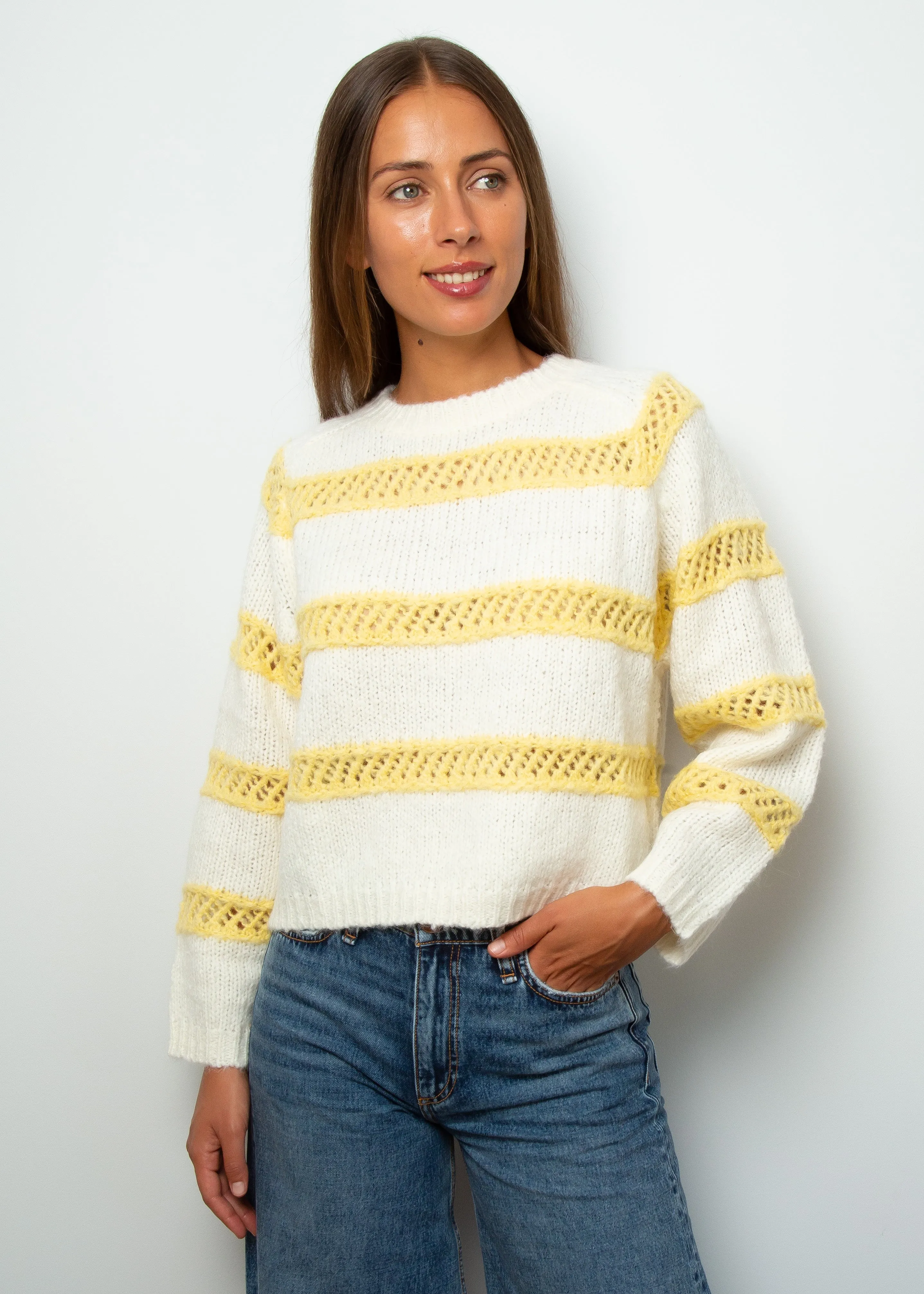 BR Roft Knit in Off White