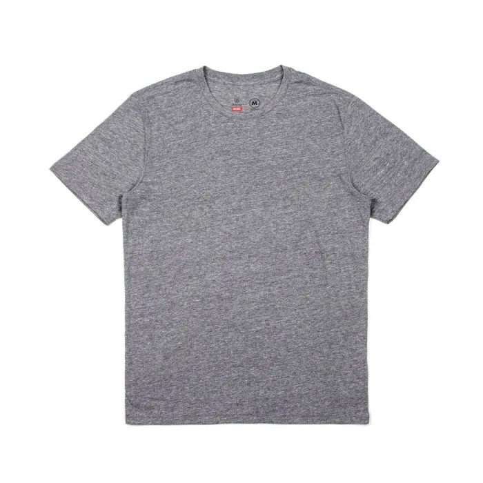 BRIXTON BASIC S/S PREM TEE - HEATHER GREY