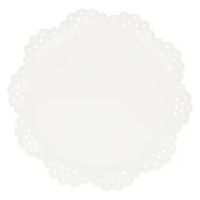 BRODERIE ANGLAISE LACE WHITE PLATES