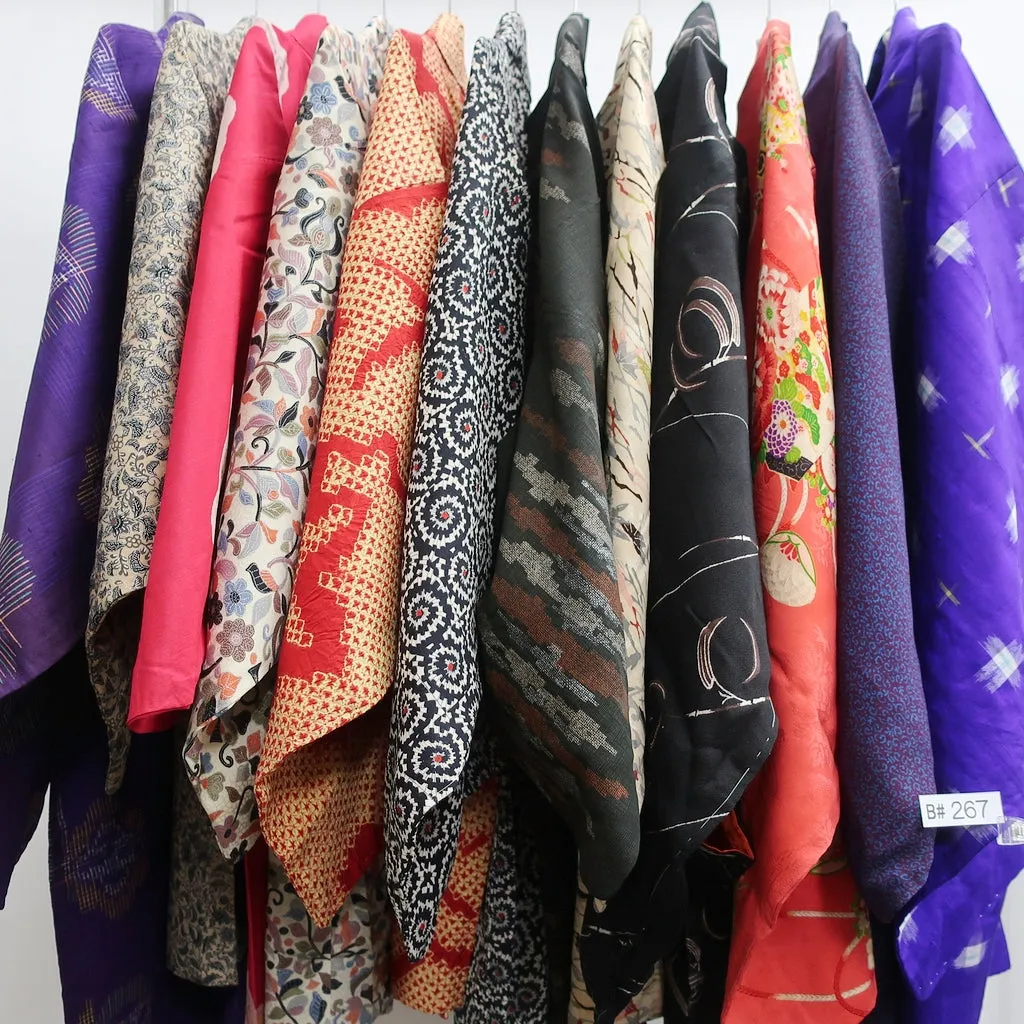 Bundle 12pcs Silk Antique Haori Jacket Wholesale Bulk Free Express Shipping #267