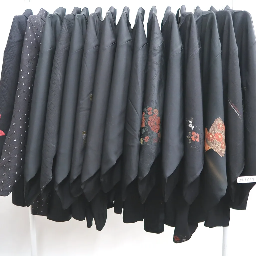 Bundle 15pcs Silk Haori Jacket Wholesale Bulk Free Shipping #524