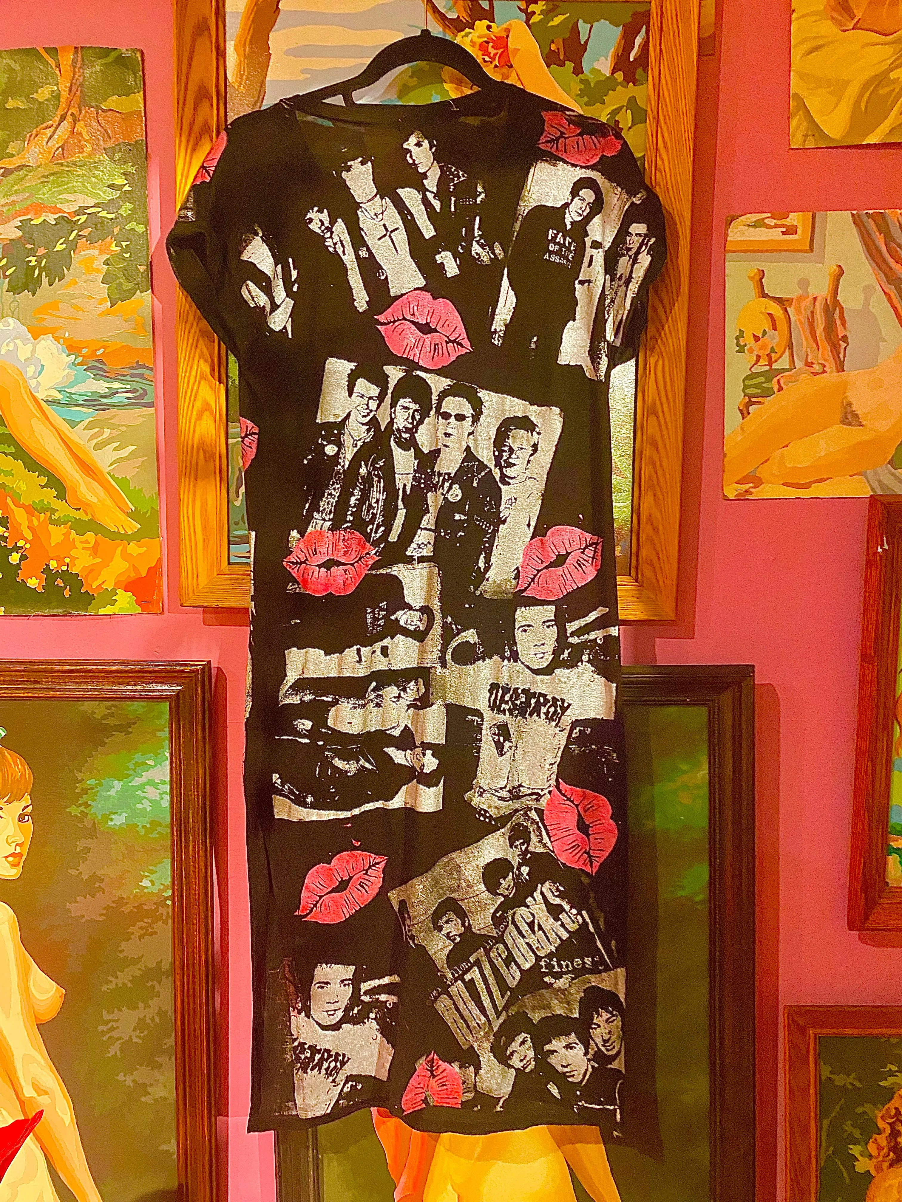 Buzzcocks Punk Band Printed Dress