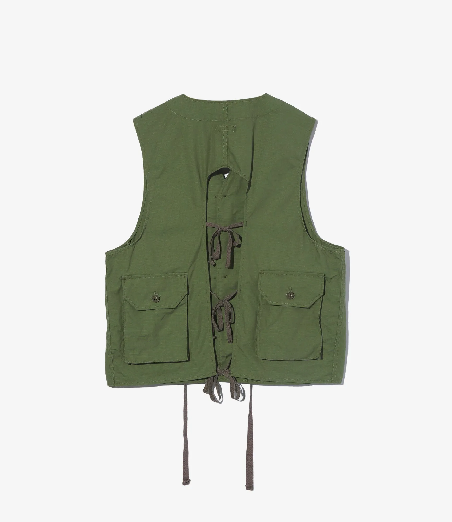 C-1 Vest – Olive Ripstop Cotton