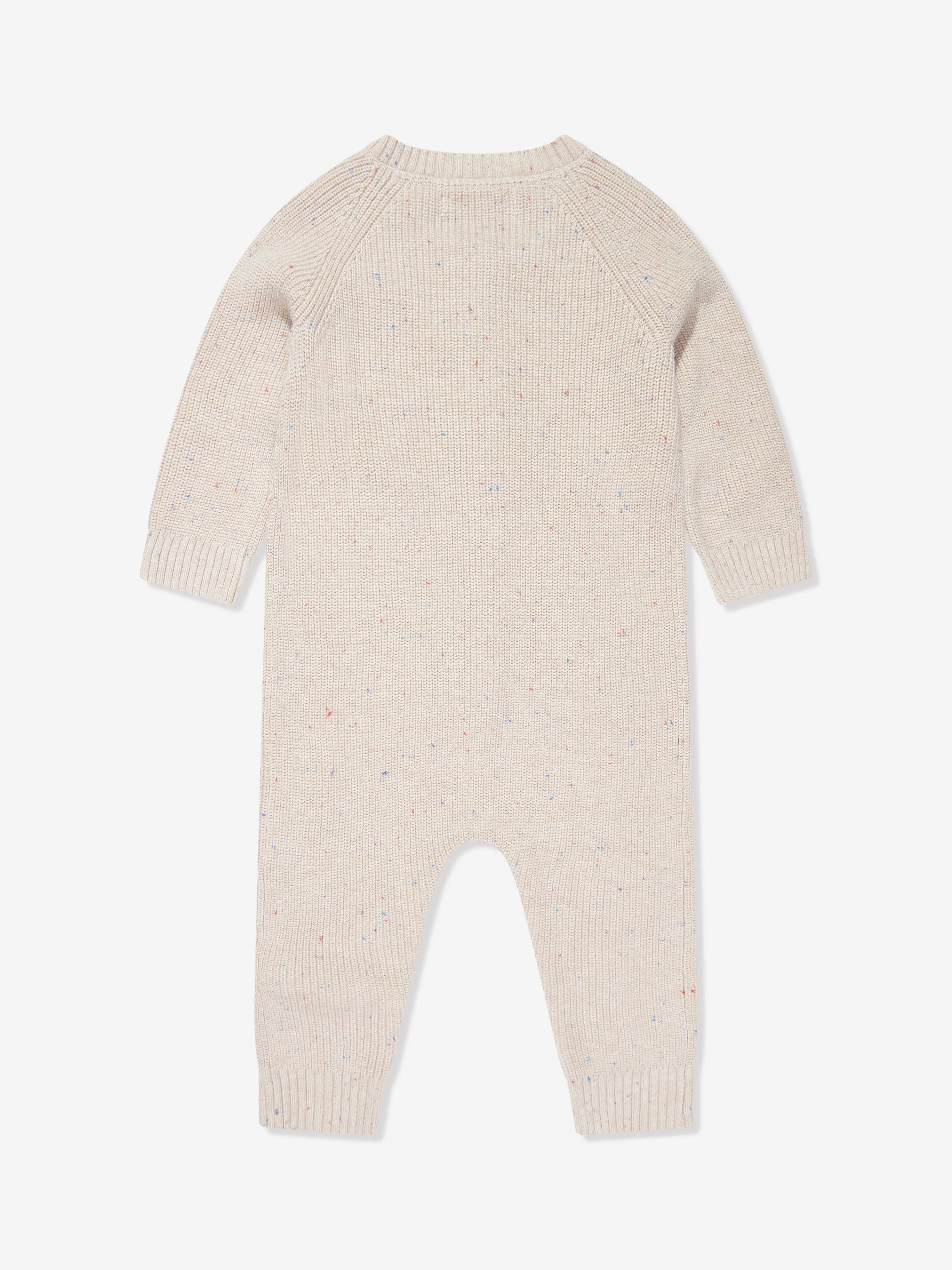 Calvin Klein Baby Confetti Yarn Bodysuit Gift Set in Beige