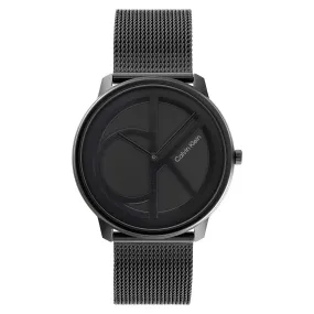 Calvin Klein Iconic Black Mesh Unisex Watch - 25200028