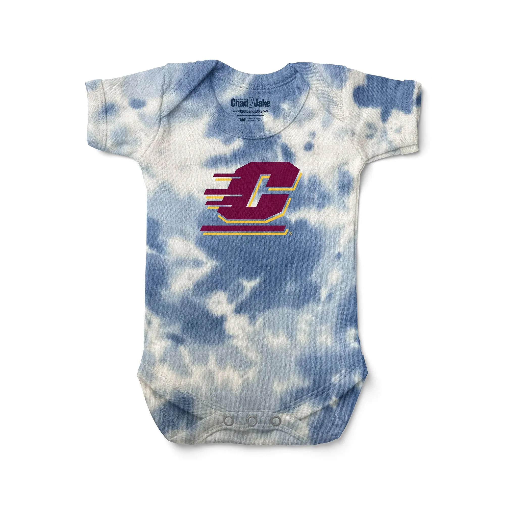 Central Michigan Chippewas Tie Dye Bodysuit