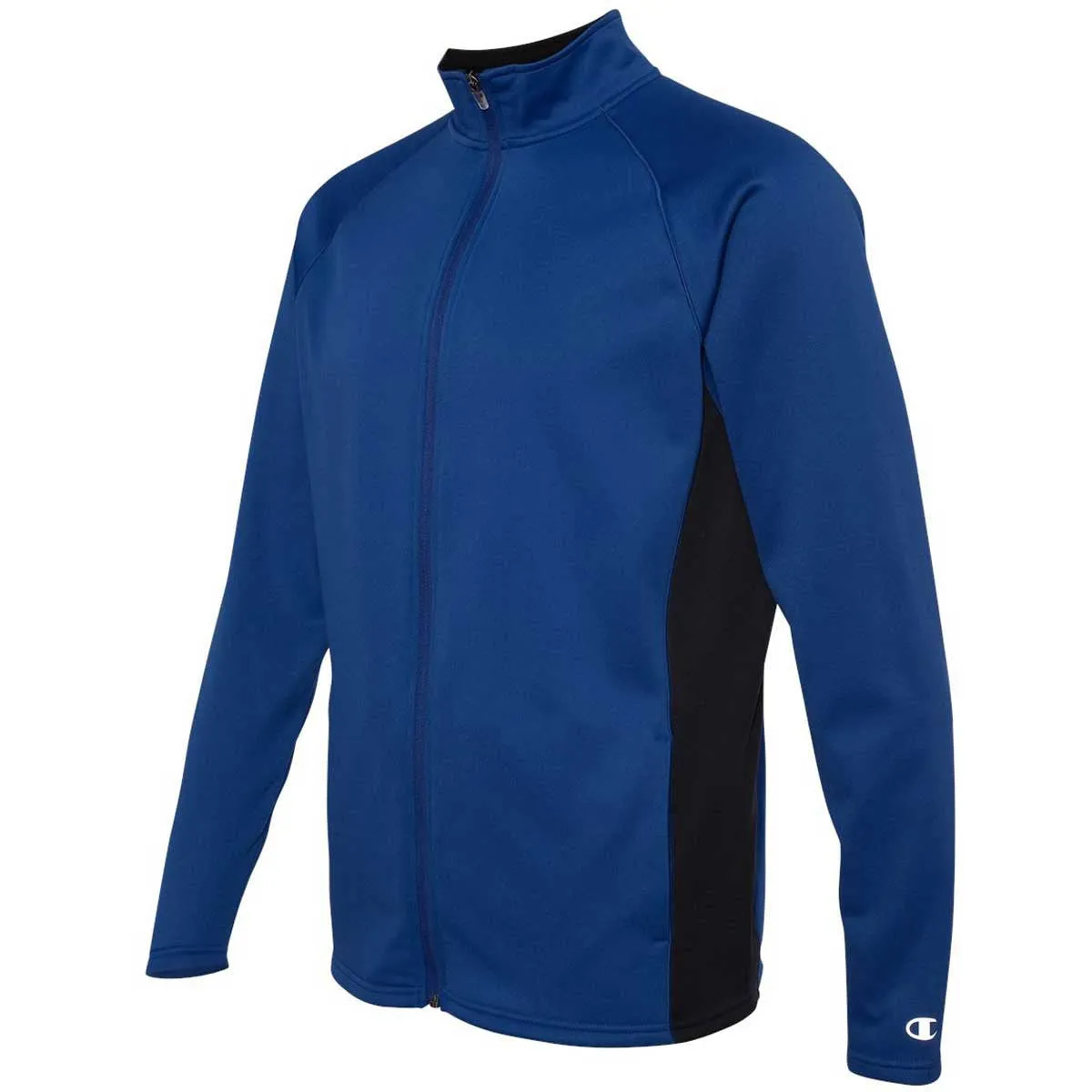 Champion Men's Athletic Royal/Black Performance 5.4-Ounce Colorblock Full-Zip Jacket