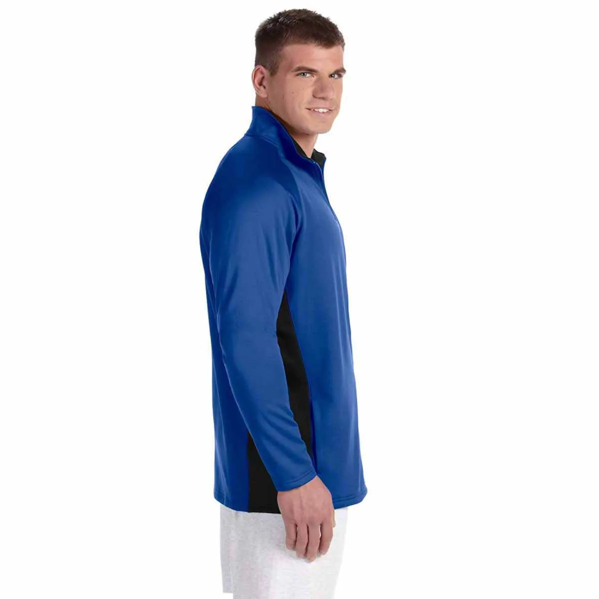 Champion Men's Athletic Royal/Black Performance 5.4-Ounce Colorblock Full-Zip Jacket