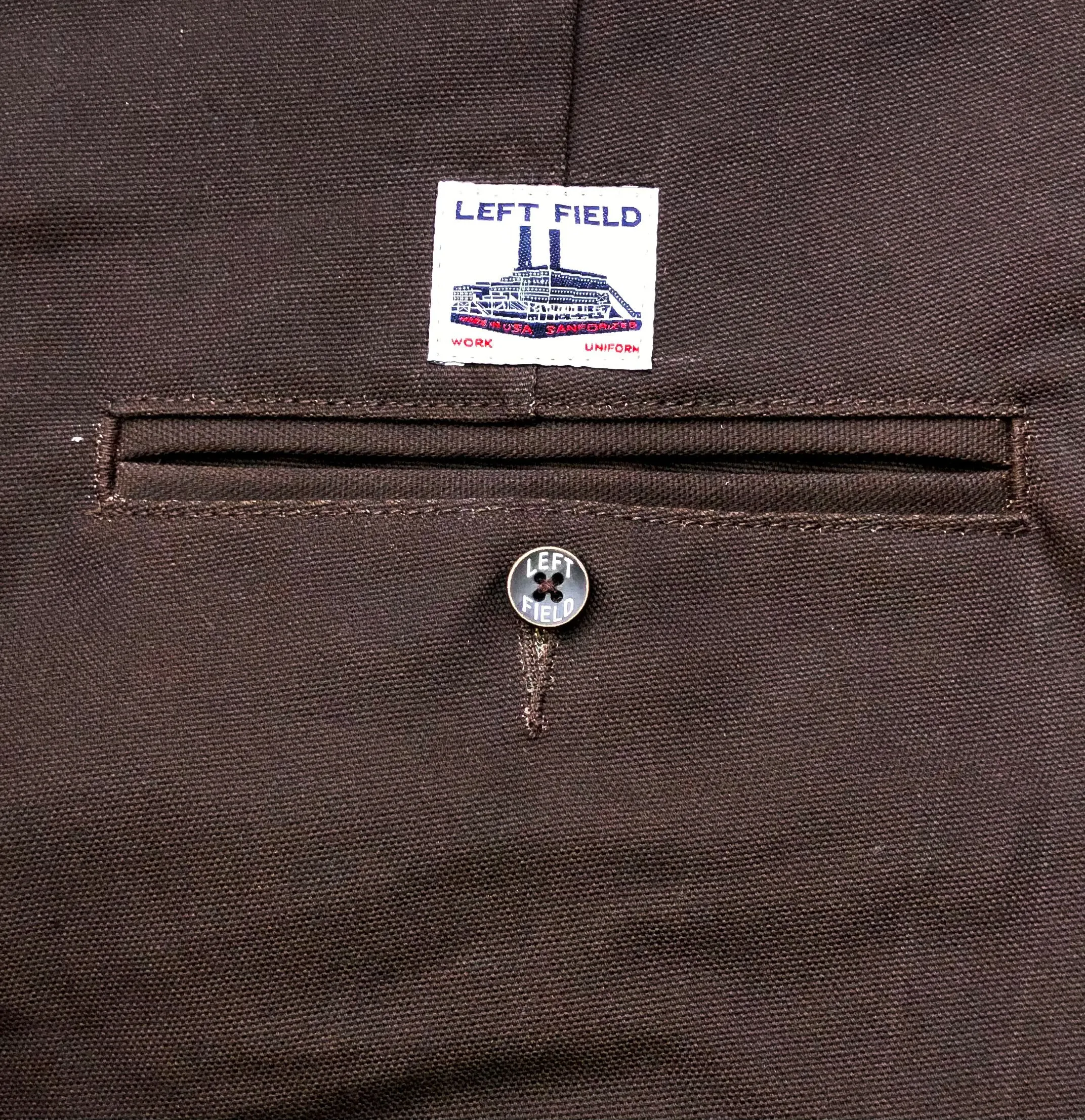 Chocolate Duck Mt Vernon 13 oz  Work Uniform Chino