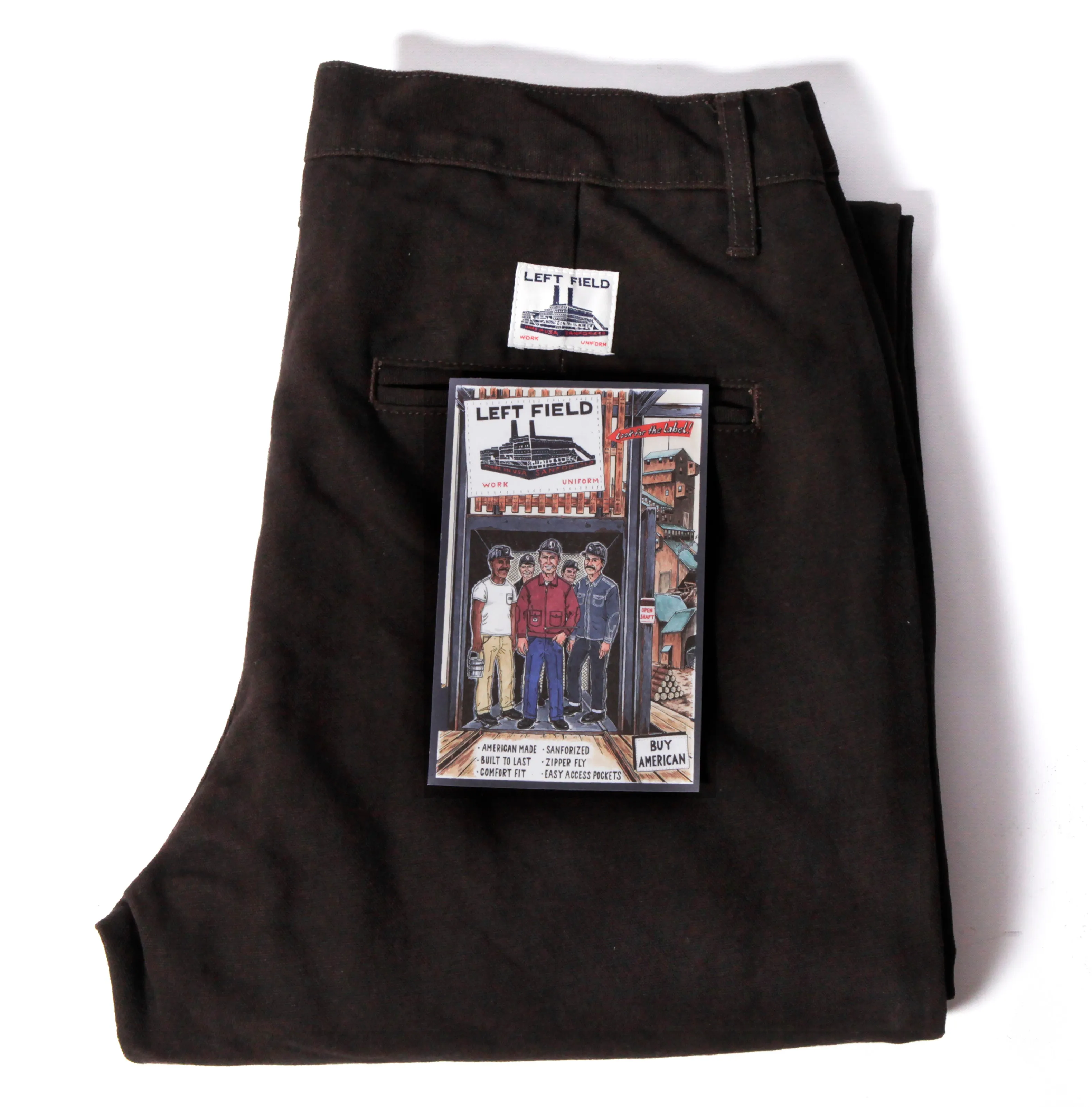 Chocolate Duck Mt Vernon 13 oz  Work Uniform Chino