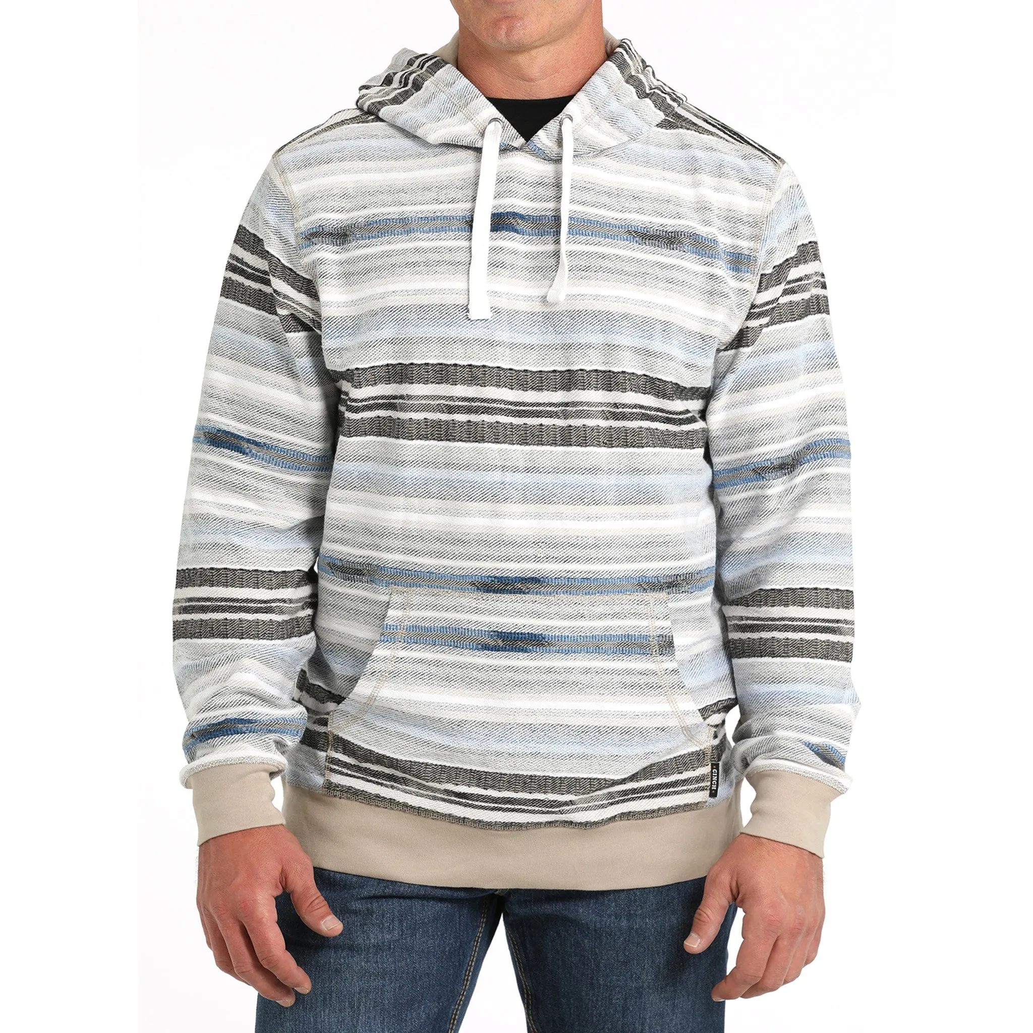 Cinch Men's Multi-Stripe Pullover Hoodie