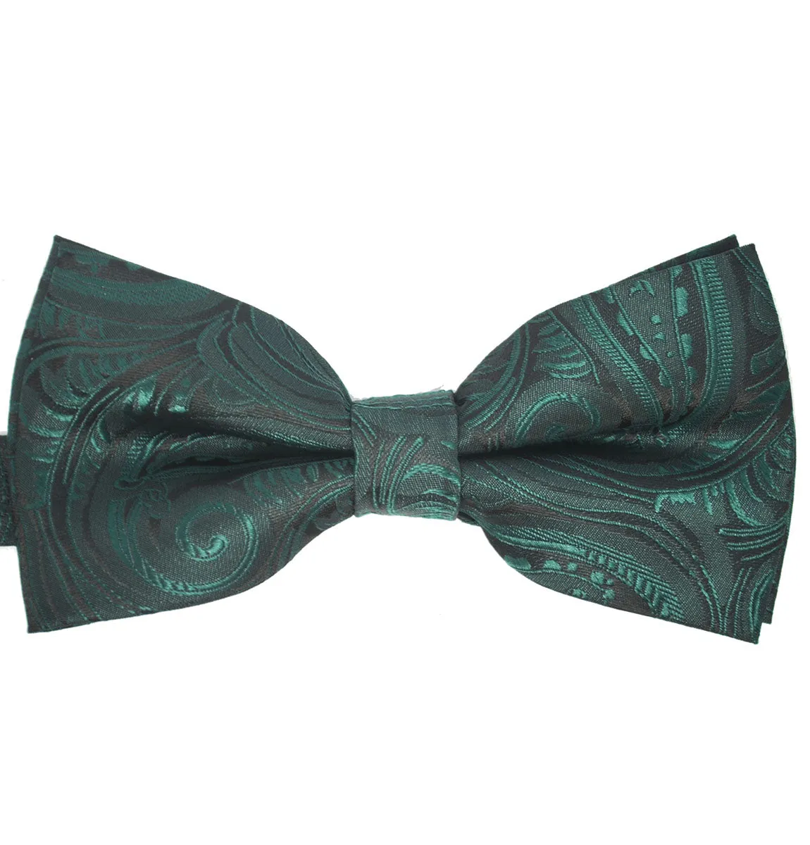 Classic Emerald Green Paisley Tuxedo Vest Set