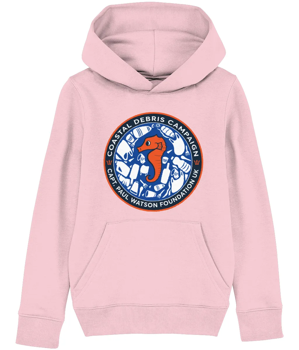 Coastal Debris Campaign Kids Pullover Hoodie