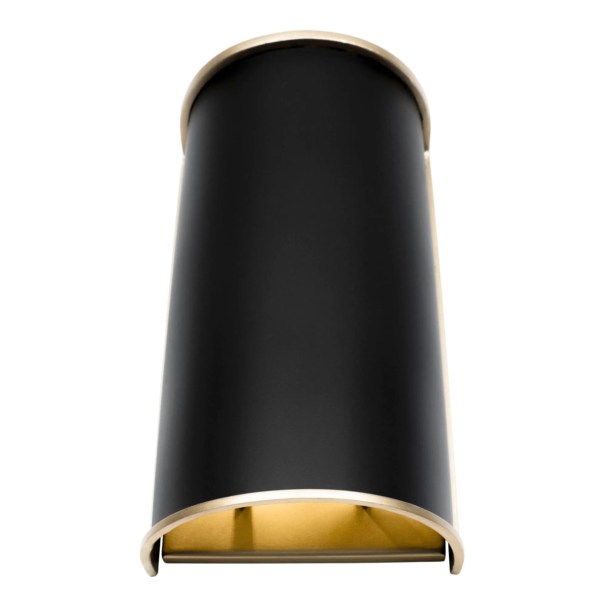 Coco 364W02MBFG 2-Light Wall Sconce - Matte Black/French Gold