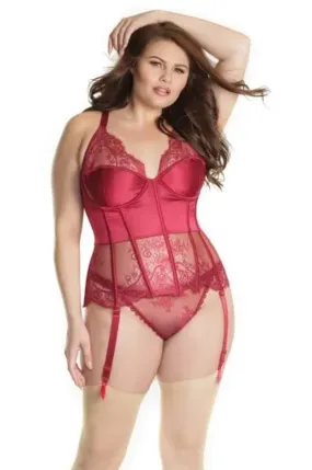 Coquette Diva Bustier - Color: Merlot | Pack Of: 1 | Style: Clothing