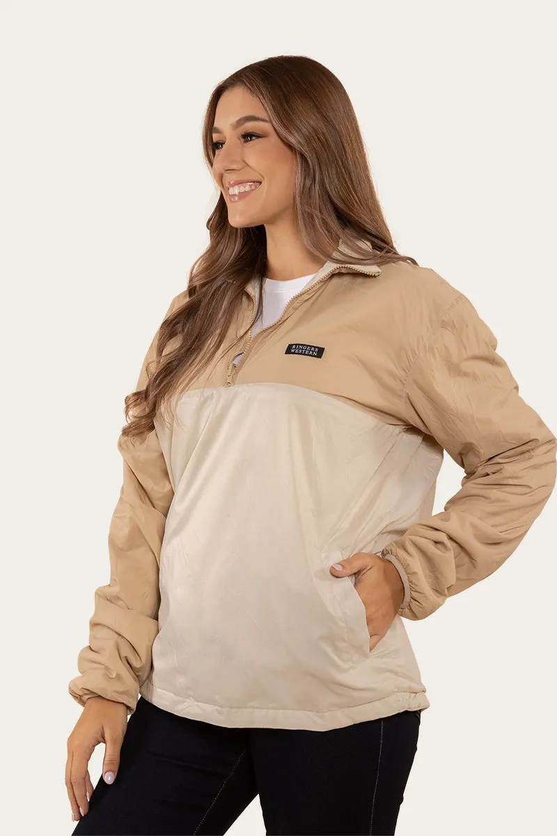 Cruze Womens Reversible Jacket - Dark Sand