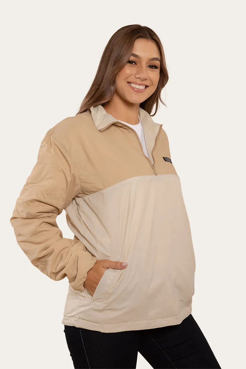 Cruze Womens Reversible Jacket - Dark Sand